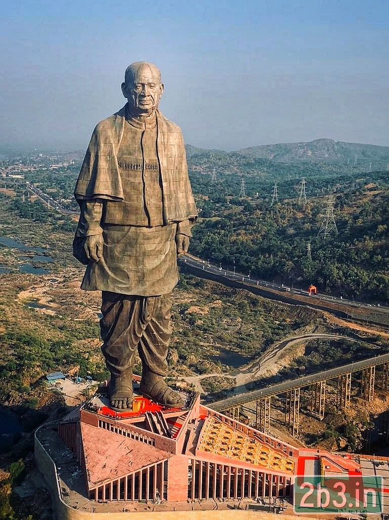Pomnik Sardara Patela (c) Twitter / PMofIndia